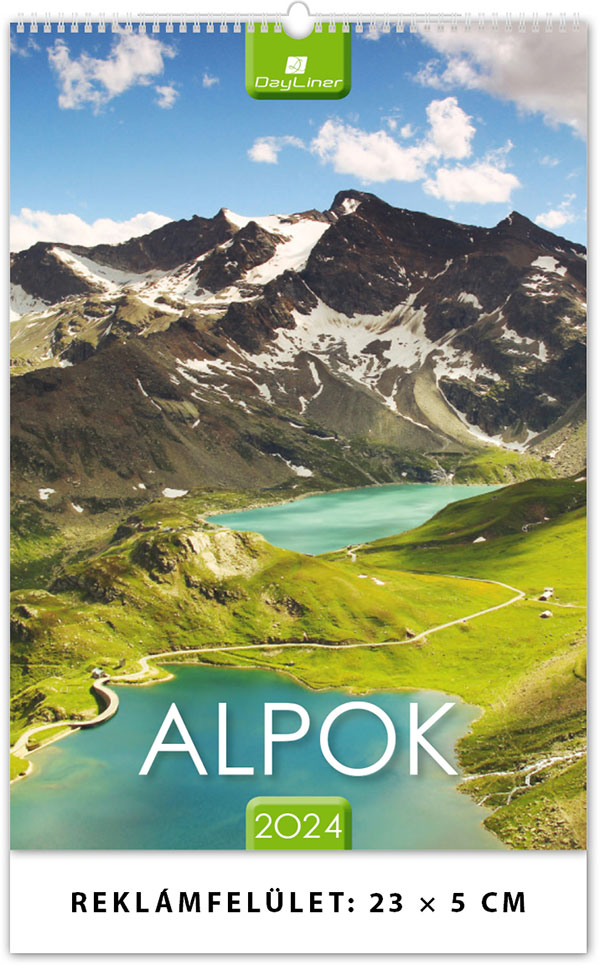 Naptár 2022: AL-B4 Alpok B4 falinaptár