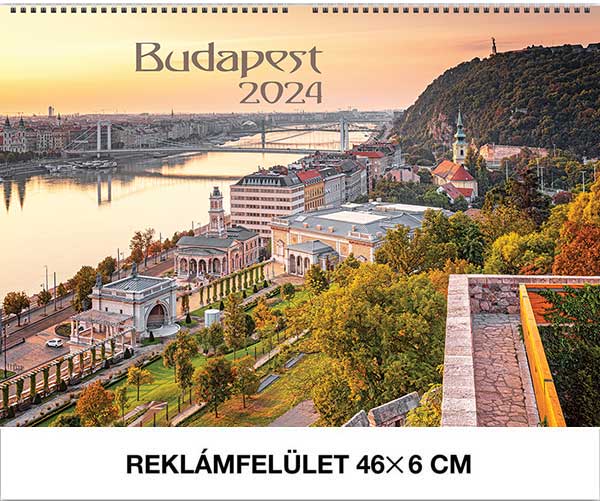 Naptár 2023 Budapest 2 falinaptár
