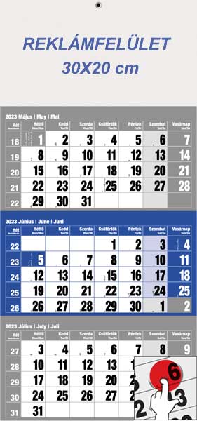 Speditőr naptár egyrészes
